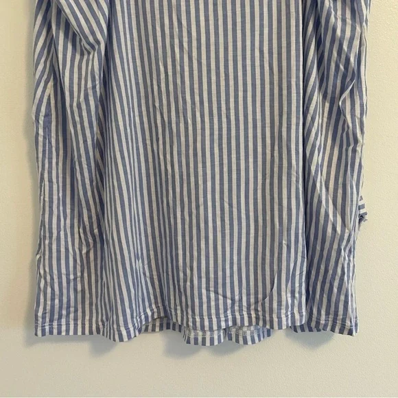 Striped Tank Top with Ruffle Modal Blend Size Small - Picture 10 of 12